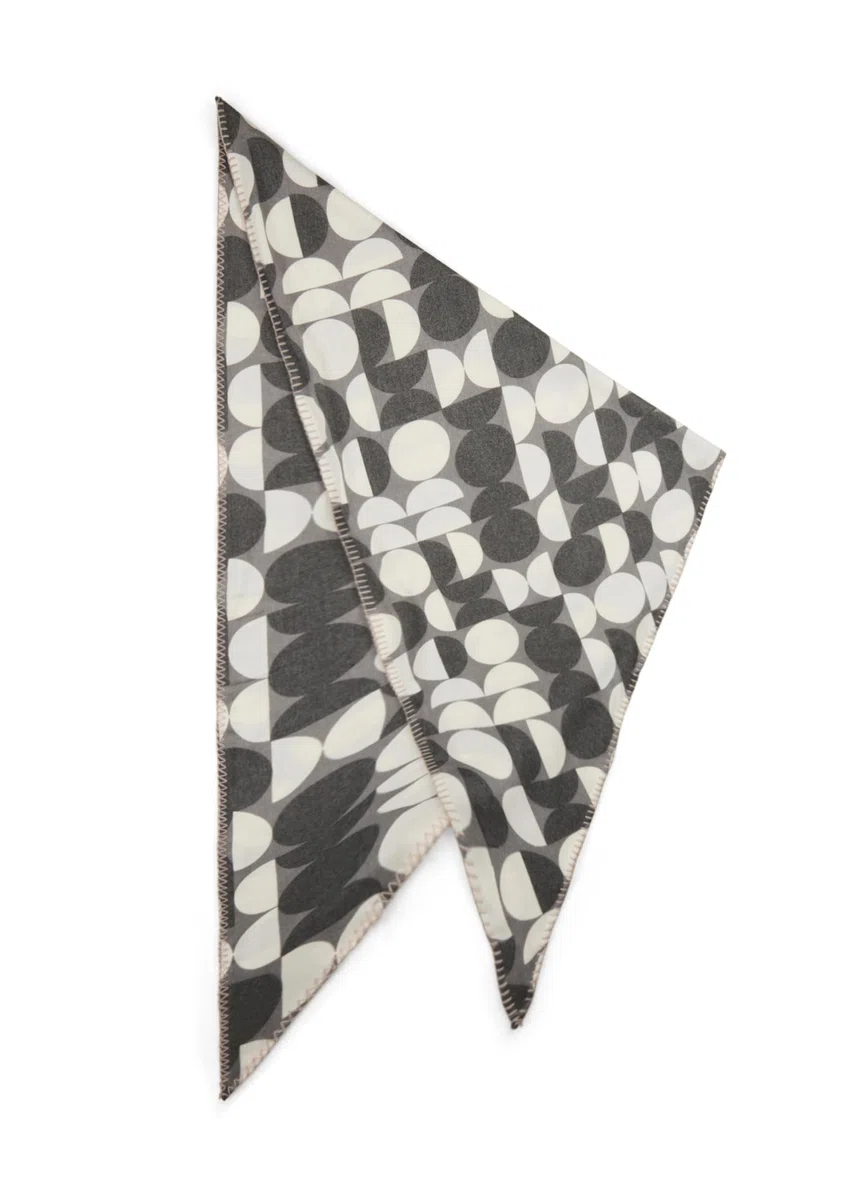 CODELLO PRINTED TRIANGLE POLYESTER/VISCOSE - 128X128X180CM