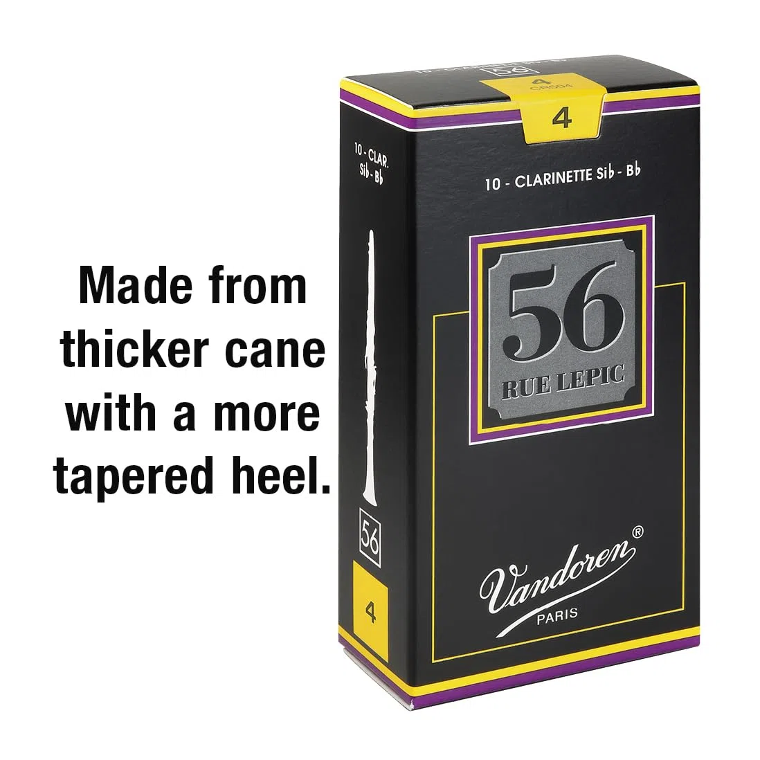 Vandoren Blatt Bb-Klarinette 56 Rue Lepic Stärke: 4