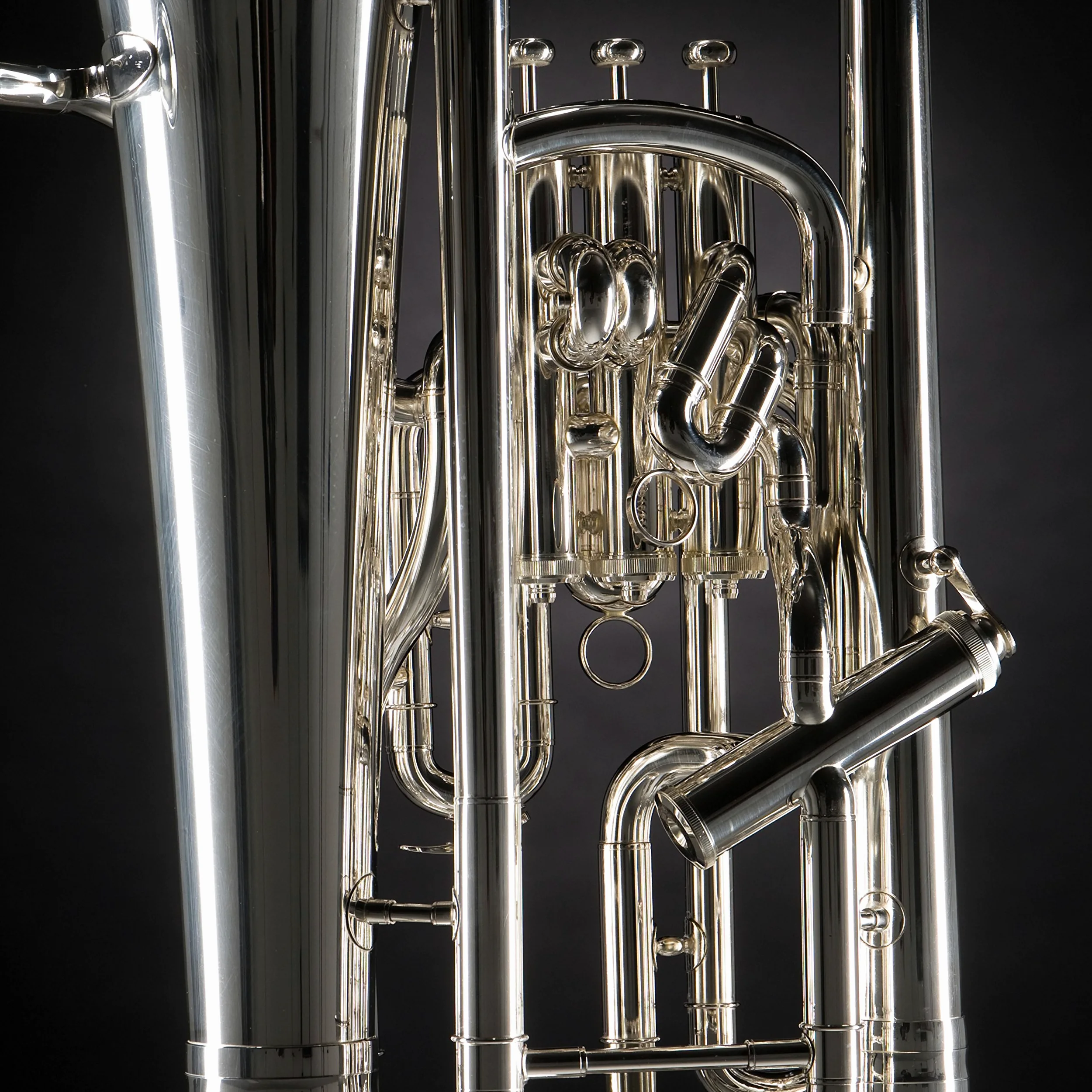Monzani MZEP-1150S Bb-Euphonium, Vollkompensiertes Messinginstrument, Leichte Ansprache, Voll, Warmer Ton, Unproblematische Intonation, Inklusive Mundstück und Hardcase