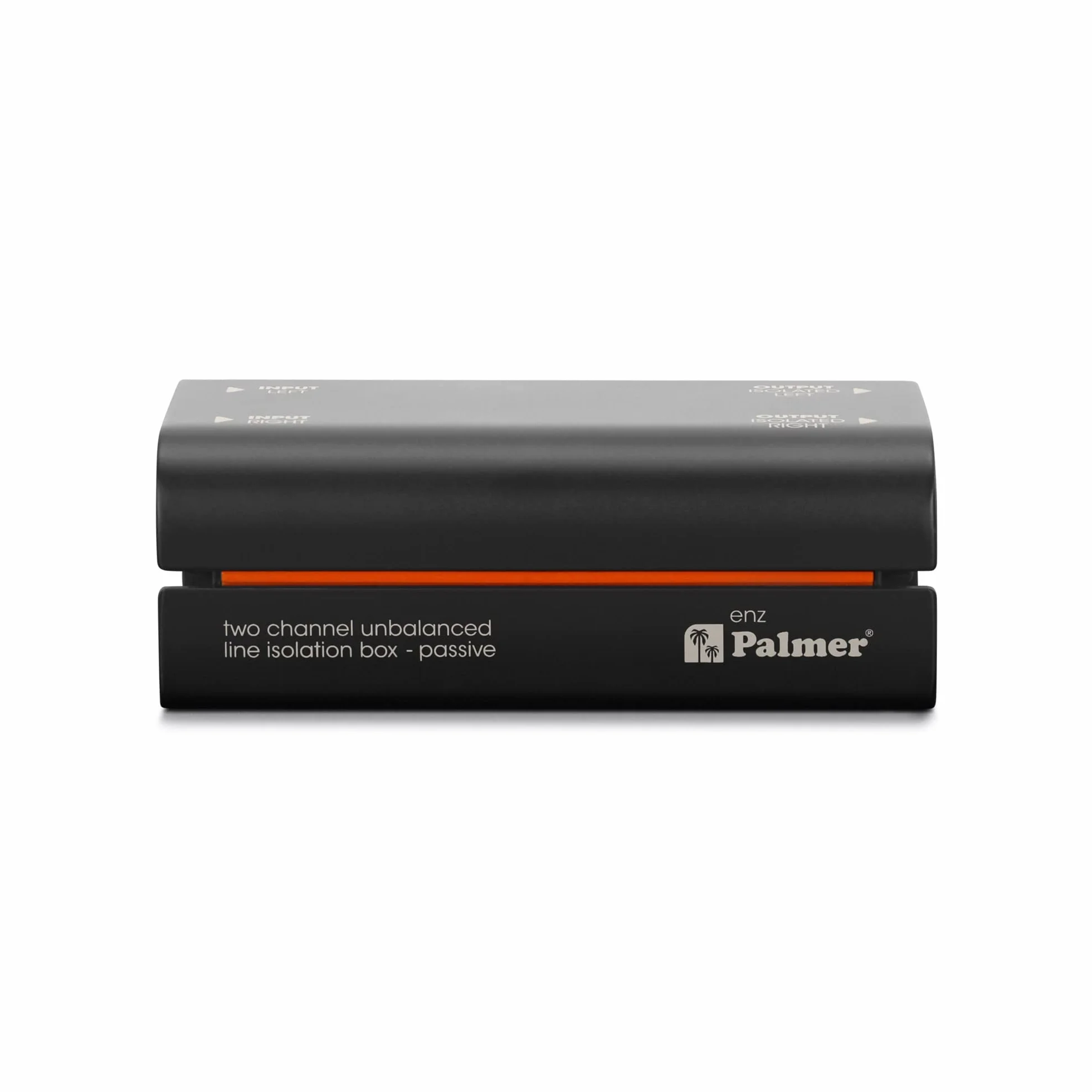 Palmer RIVER enz - Passive 2-Kanal Line Isolation Box, unsymmetrisch, schwarz