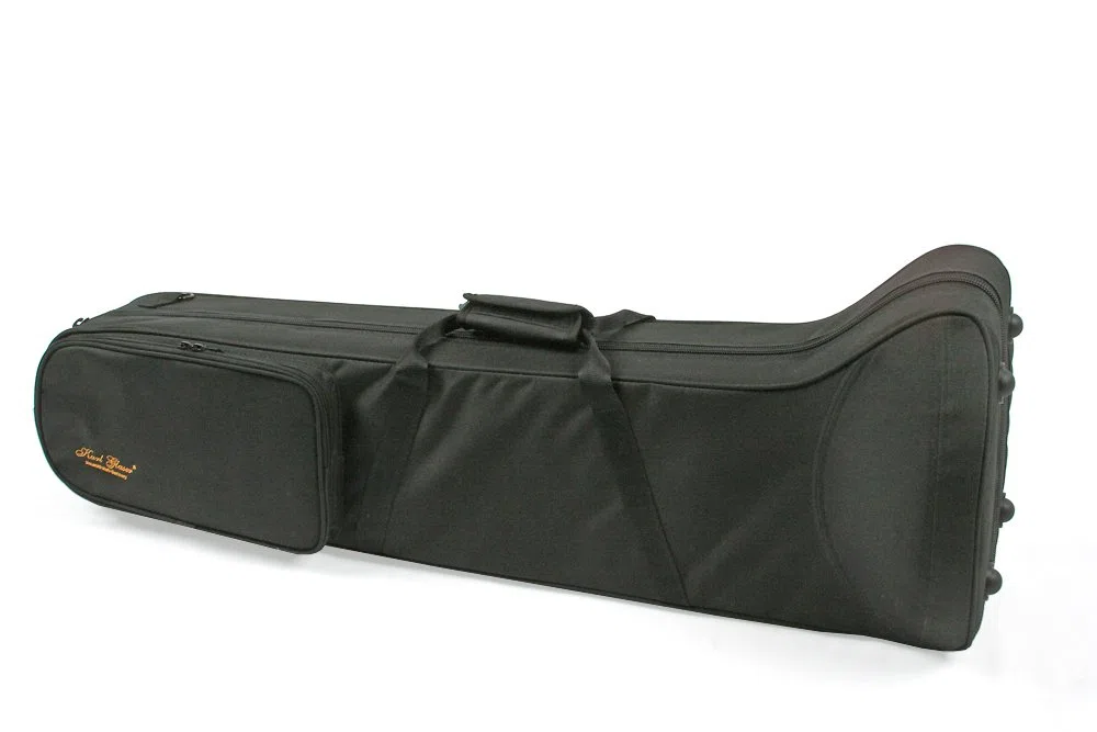 Bb Bass Posaune Quartventil, verchromter Innenzug, Koffer, Mundstück