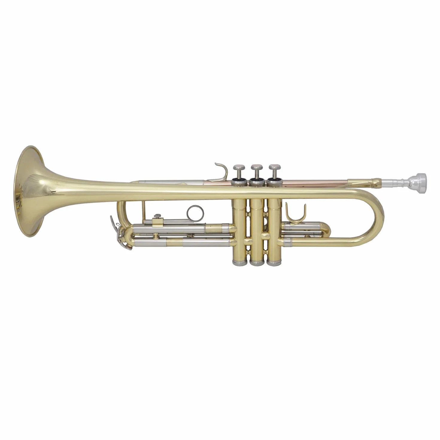 TTR-171 B-Trompete aus Messing - komplett mit Mundstück, Koffer, Zubehör + Trompetenlehrgang "Trumpet Basics"