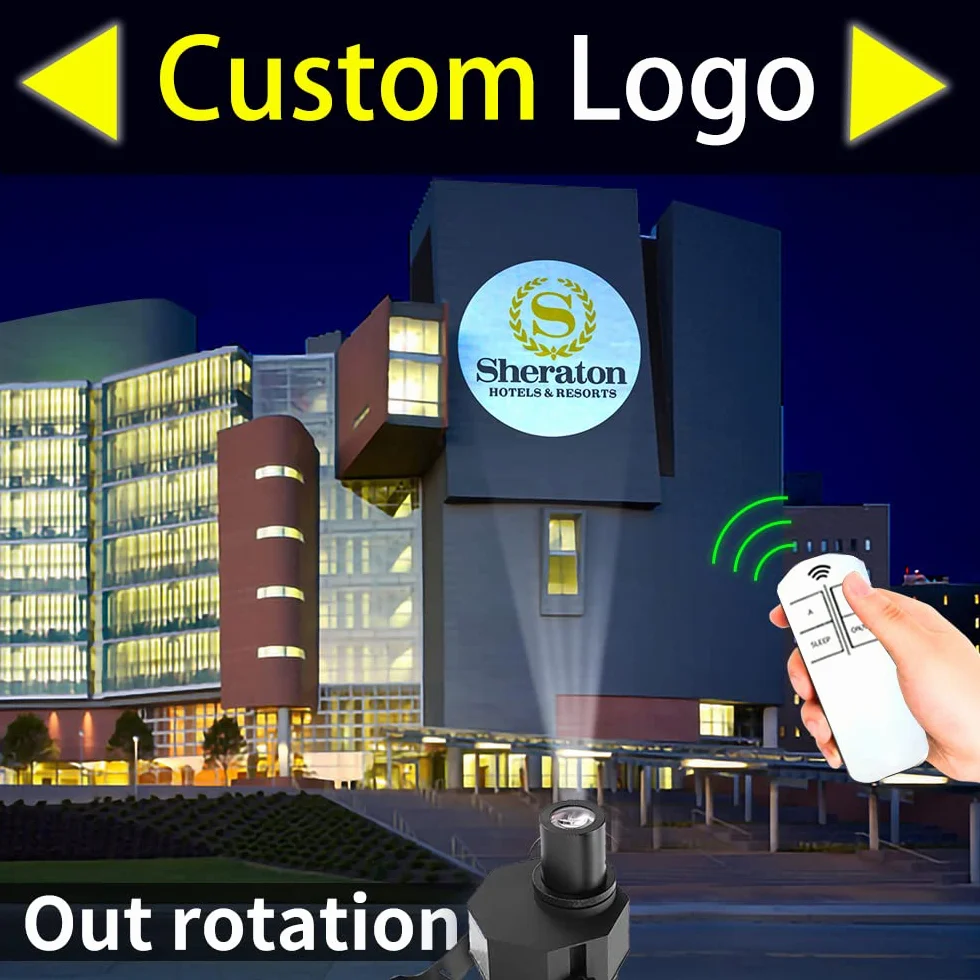 LED 150W GOBO Licht Logo Projektor Werbung Logo Licht Im Freien IP67 Wasserdicht Für Den Innenbereich Für Shop Hochzeit Event