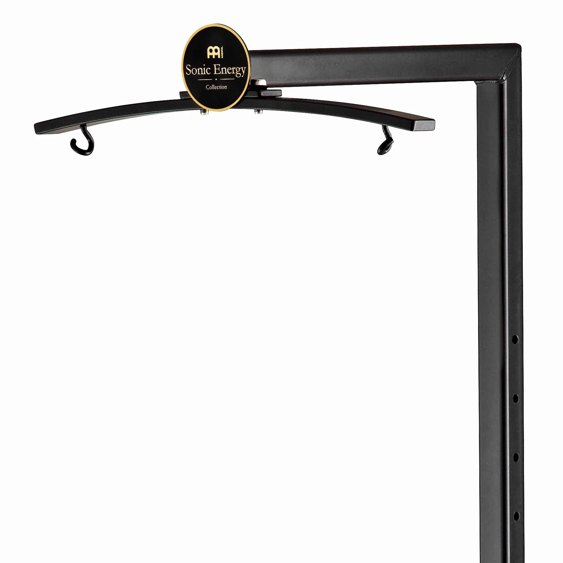 Sonic Energy Gong Ständer – Zubehör für Gongs und Tam Tams bis 81 cm – Höhenverstellbar bis 205 cm – Pulverbeschichteter Stahl, schwarz (TMGS)