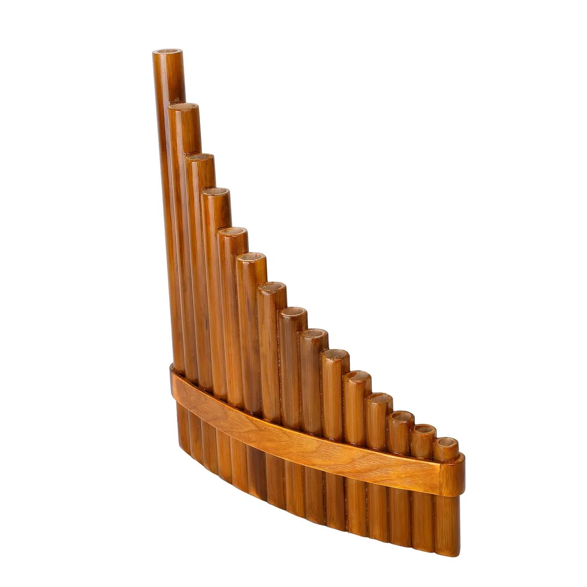Panflöte Profi 15 Panflöte G Key Panflöte Bambus Dizi Flöte - Perfektes Instrument für Anfänger und Studenten (Rechtshänder)