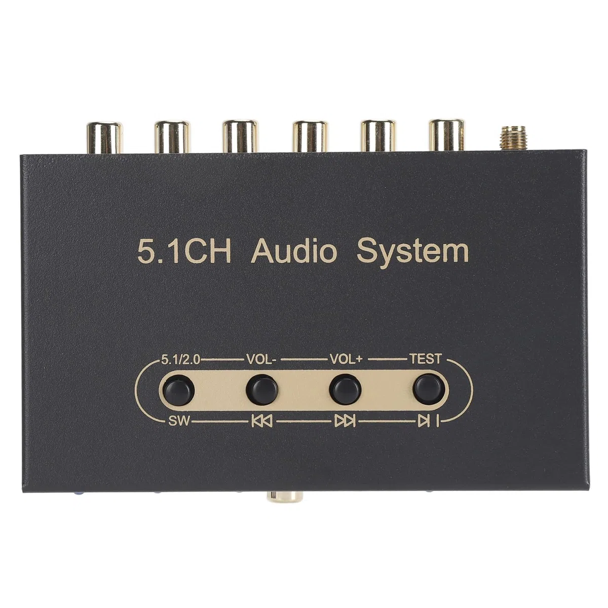5.1 Kanal Sound Decoder, Digitaler Sound Decoder Konverter, Unterstützt ARC Glasfaser Koaxial BT Digital Sound System Dekodierung für DTS für AC3, LPCM, für DVD Player (EU)