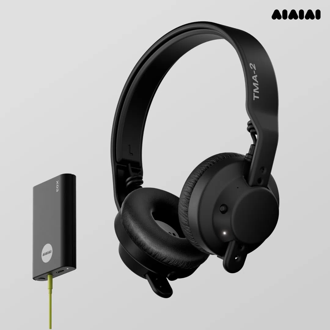 AIAIAI TMA-2 DJ Wireless – Kabellose DJ-Kopfhörer mit ultraniedriger Latenz, 20+ Std. Wiedergabe, robustem leichtem Design, hoher Geräuschisolierung, Memory-Foam-Polstern & Bluetooth.