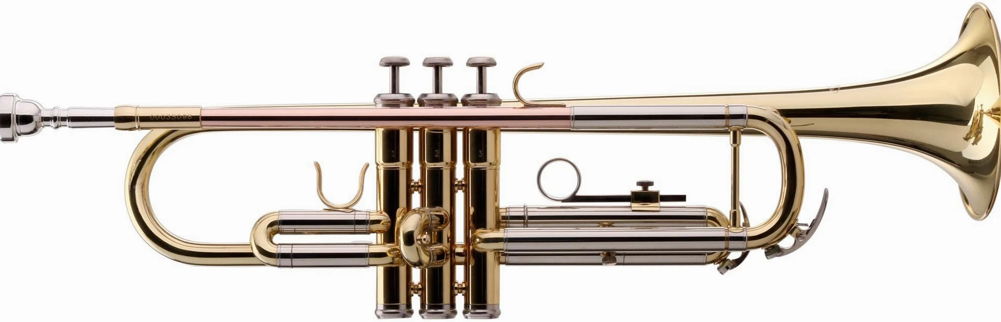 Classic Cantabile TR-39 Bb-Trompete (Schallbecher Messing 125 mm, Mundrohr Goldmessing, Stimmzug Neusilber)