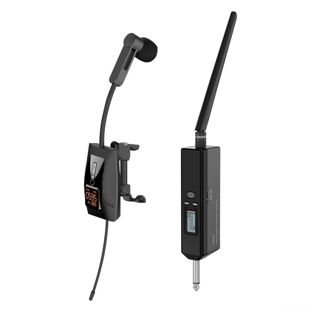 UHF Wireless Violine Mikrofon System Clear Sound M-10 für Musiker Cello Drum Piano Verlustfreie Audioübertragung Performance