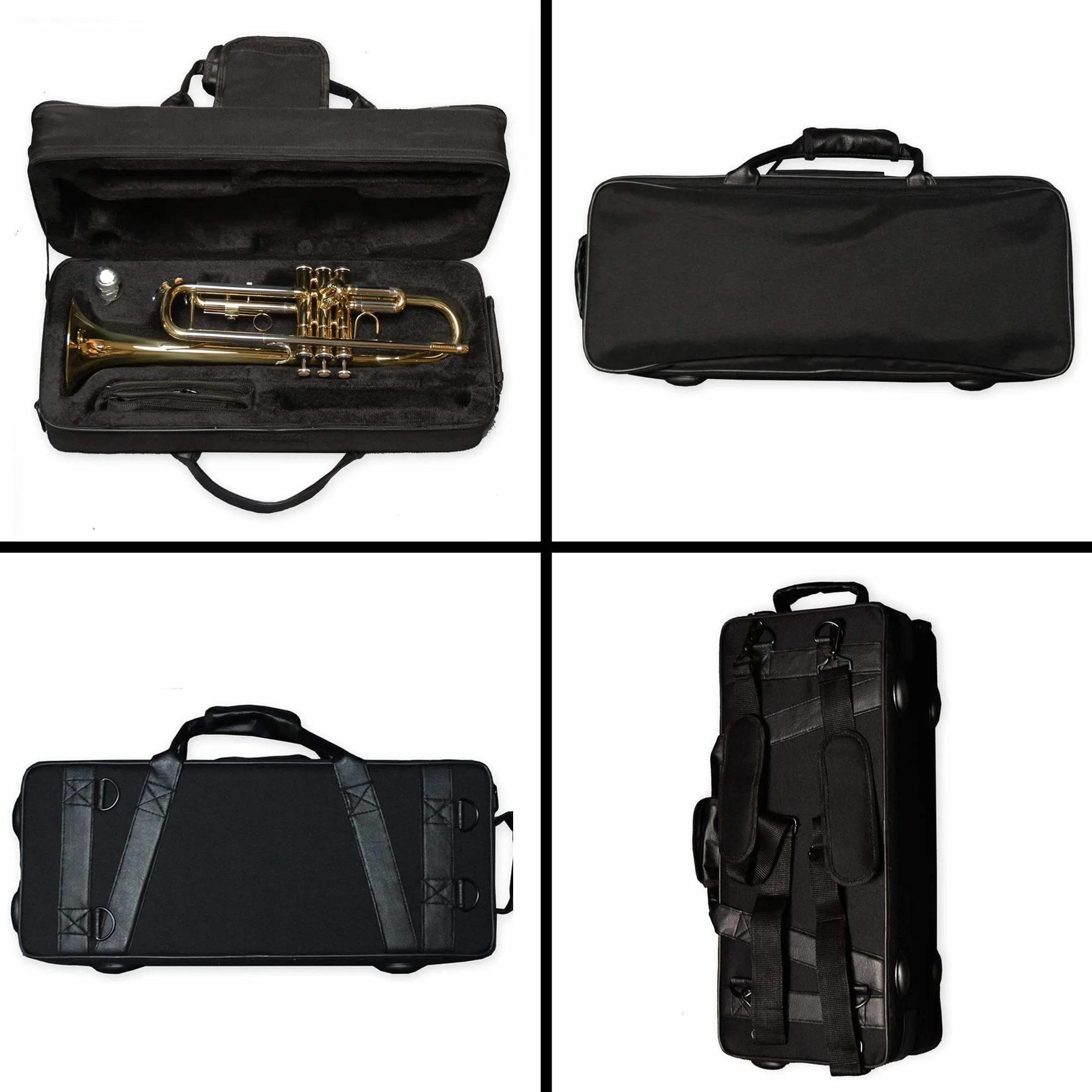 TTR-171 B-Trompete aus Messing - komplett mit Mundstück, Koffer, Zubehör + Trompetenlehrgang "Trumpet Basics"