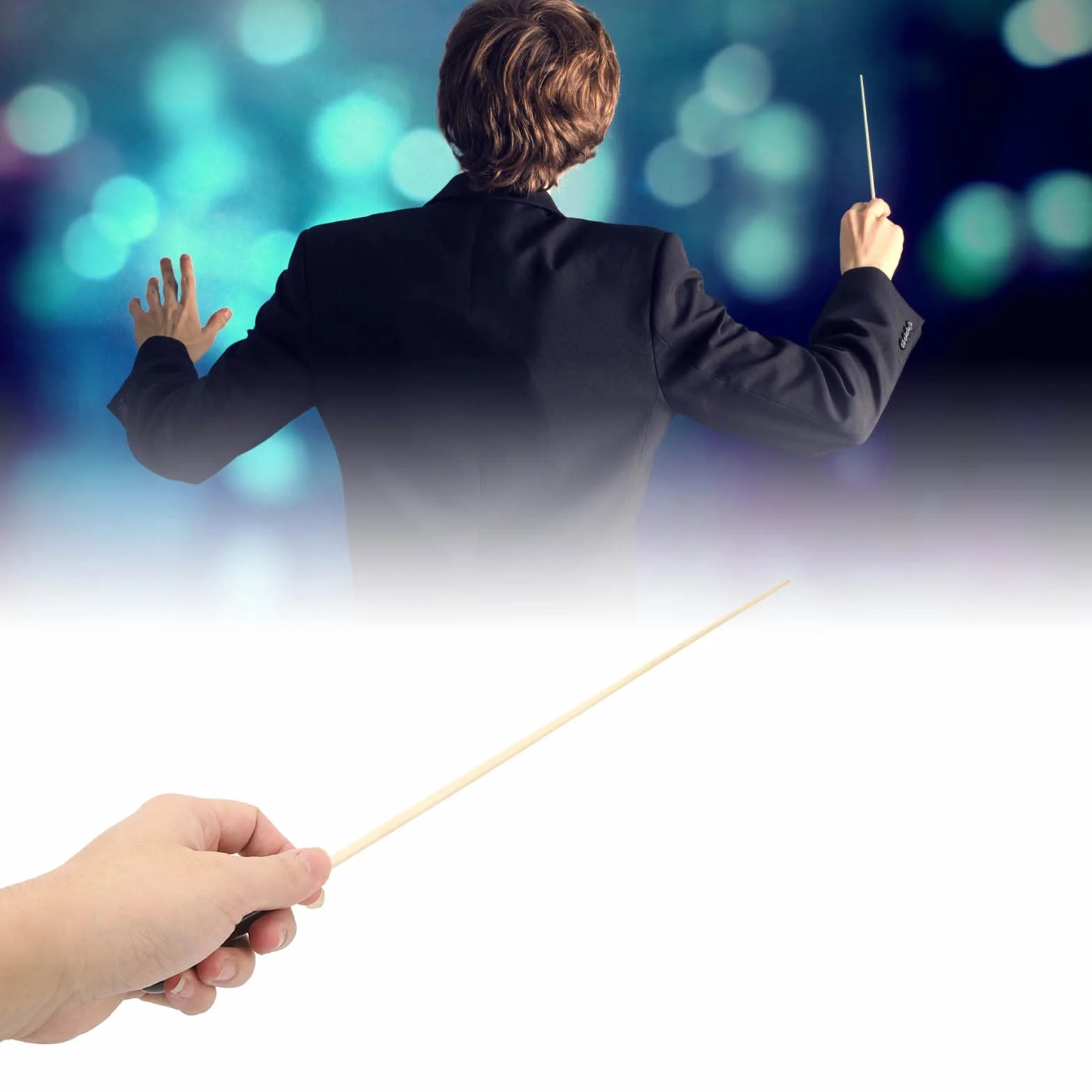 Professioneller Musik Dirigieren Taktstock Orchester Holzgriff Ahorn mit Holzkiste