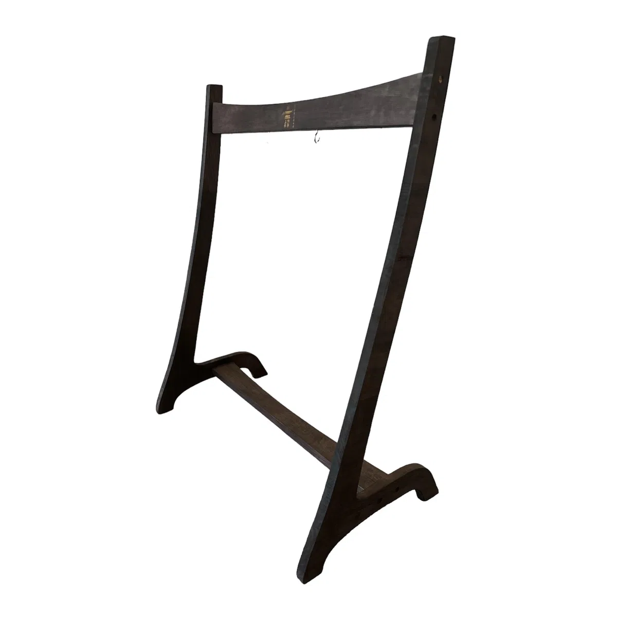 INUK Premium Windspielständer aus Holz - Display für Koshi Chimes - Elegante Indoor Decor Halterung - 4 Haken - Dunkles Holz
