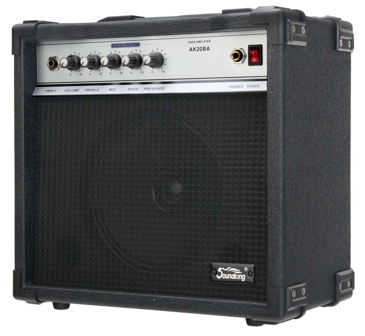 Rocktile MB-4 BK E-Bass Super Set - Body: Linde, Hals: Ahorn - 2 Single Coil-Pickups im Humbucker-Format - Inklusive Amp, Gigbag, Tuner, Gurt, Ständer, Kabel und Schule - Schwarz