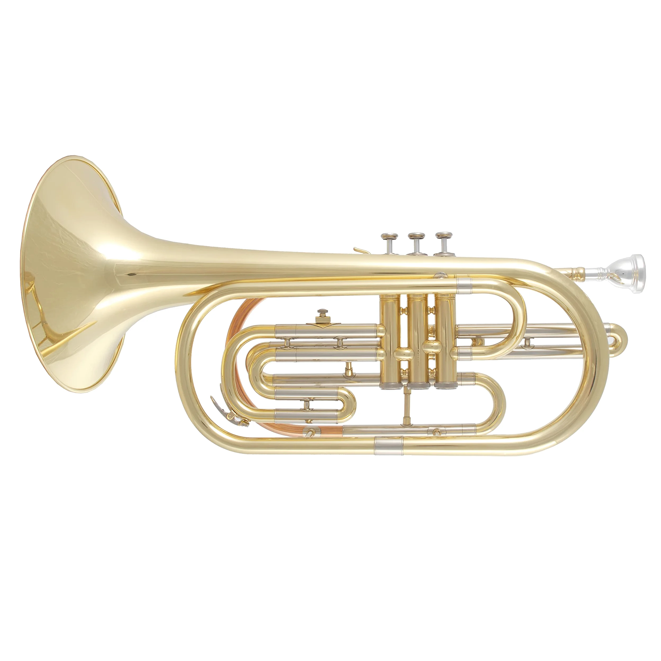 Tuyama® TMP-377 Basstrompete in B Marching Posaune Bass Trompete Trumpet Marschposaune Marching Trombone Bb B flat