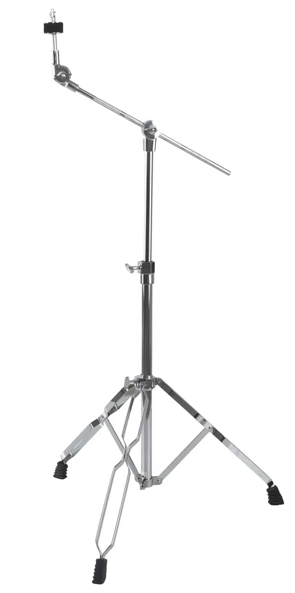 Meinl Cymbals HCS Ride 20 Zoll (Video) Schlagzeug Becken (50,80cm) Messing, Traditionelles Finish (HCS20R) & XDrum Galgenbeckenständer Semi (Höhe 84 bis 157 cm, versenkbarer Galgen, doppelstrebig)
