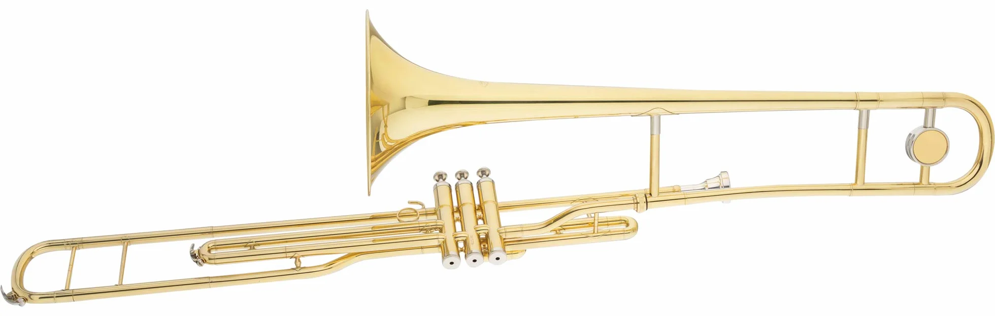 Classic Cantabile VP-16 Ventilposaune (Schallbecher: 203mm Messing, inkl. Koffer, Mundstück und Reinigungstuch)