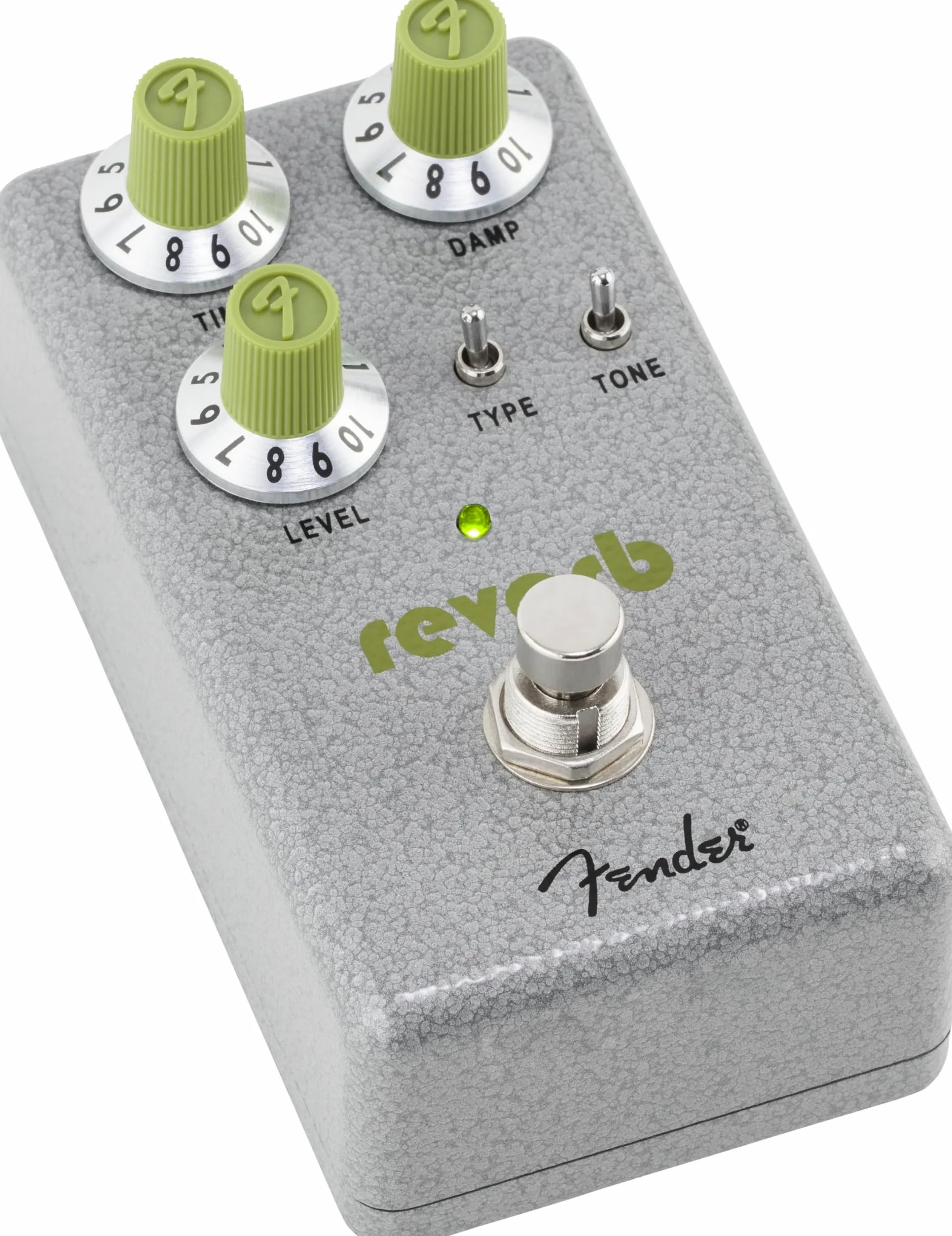 Fender Hammertone Reverb, Effektpedal, Hall-Effekt für E-Gitarre und Bass, Kompaktes Gitarrenpedal, Reverb Effektgerät, True Bypass, Gitarreneffekt, Hall Pedal, Gitarren Zubehör, für Anfänger, Profis