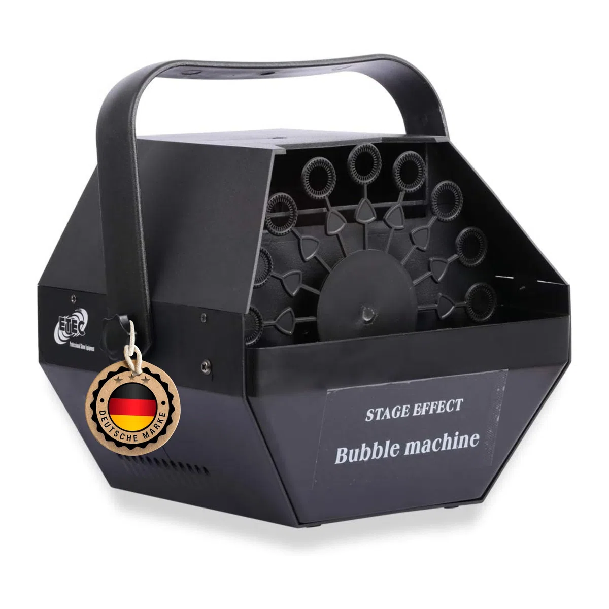 ETEC Professional Seifenblasenmaschine Bubble E500 – Seifenblasen Effekt für Geburtstag, Überraschung, DJ Event, Bühne, Auftritt, Veranstaltung