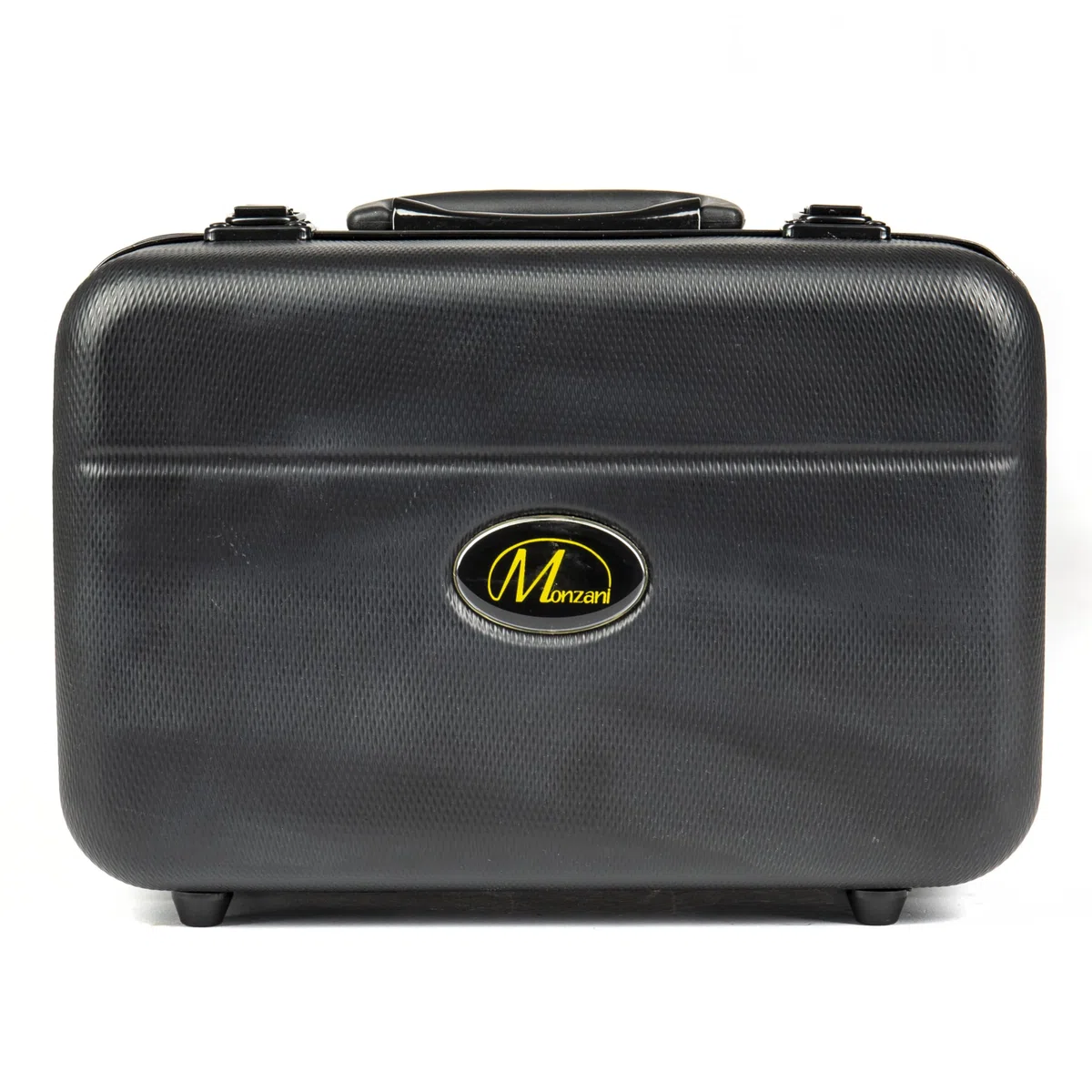 Monzani MZMT-500L Trompete, Bb Stimmung, 11.7mm Bohrung, 3 Ventile, Messing Korpus, inklusive Mundstück und Hardcase, Leichte Ansprache, brillanter Klang, ideal für Reisen und Üben