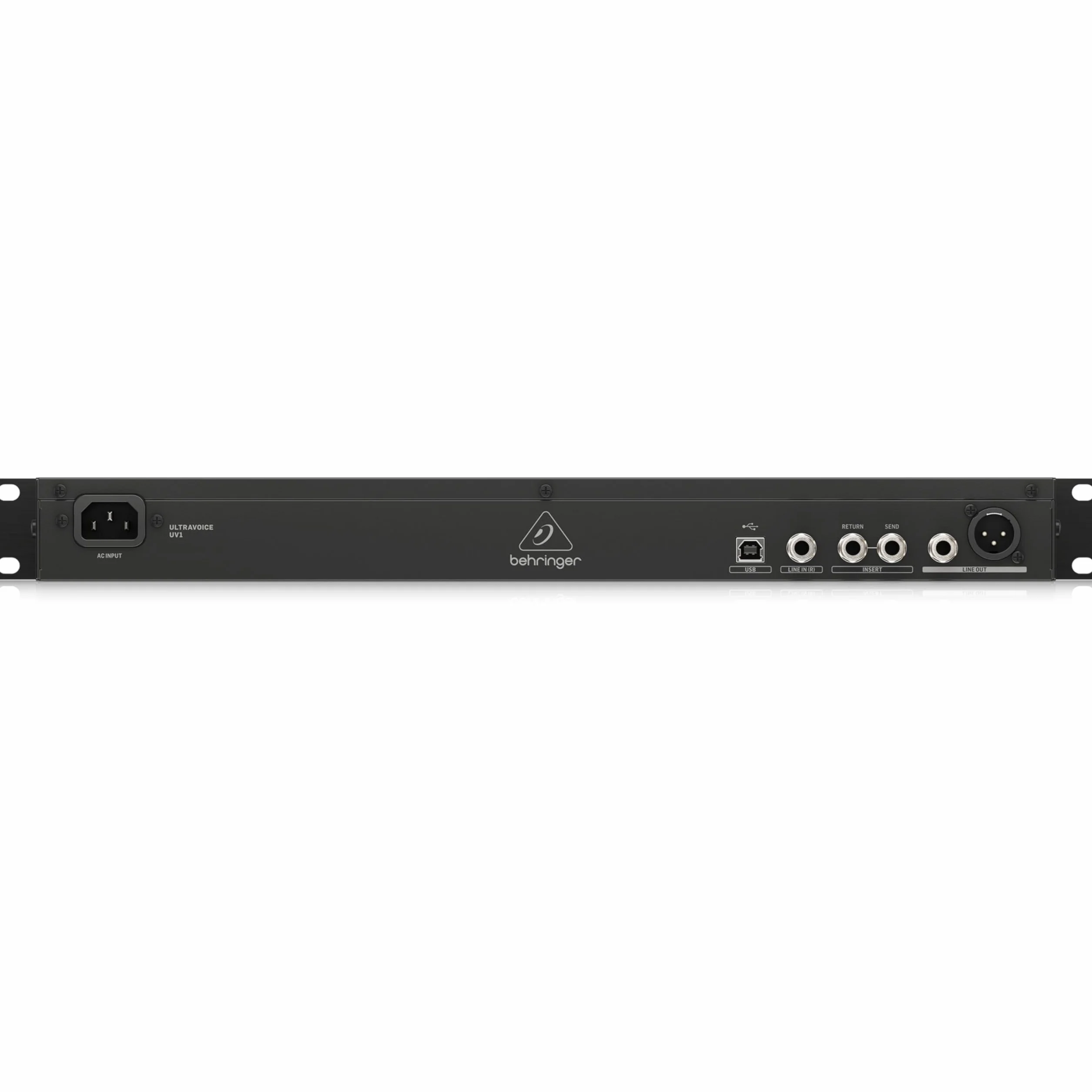 Behringer ULTRAVOICE UV1 Audiophiler Mikrofonvorverstärker, Sprachprozessor und 192-kHz-USB-Audio-Interface