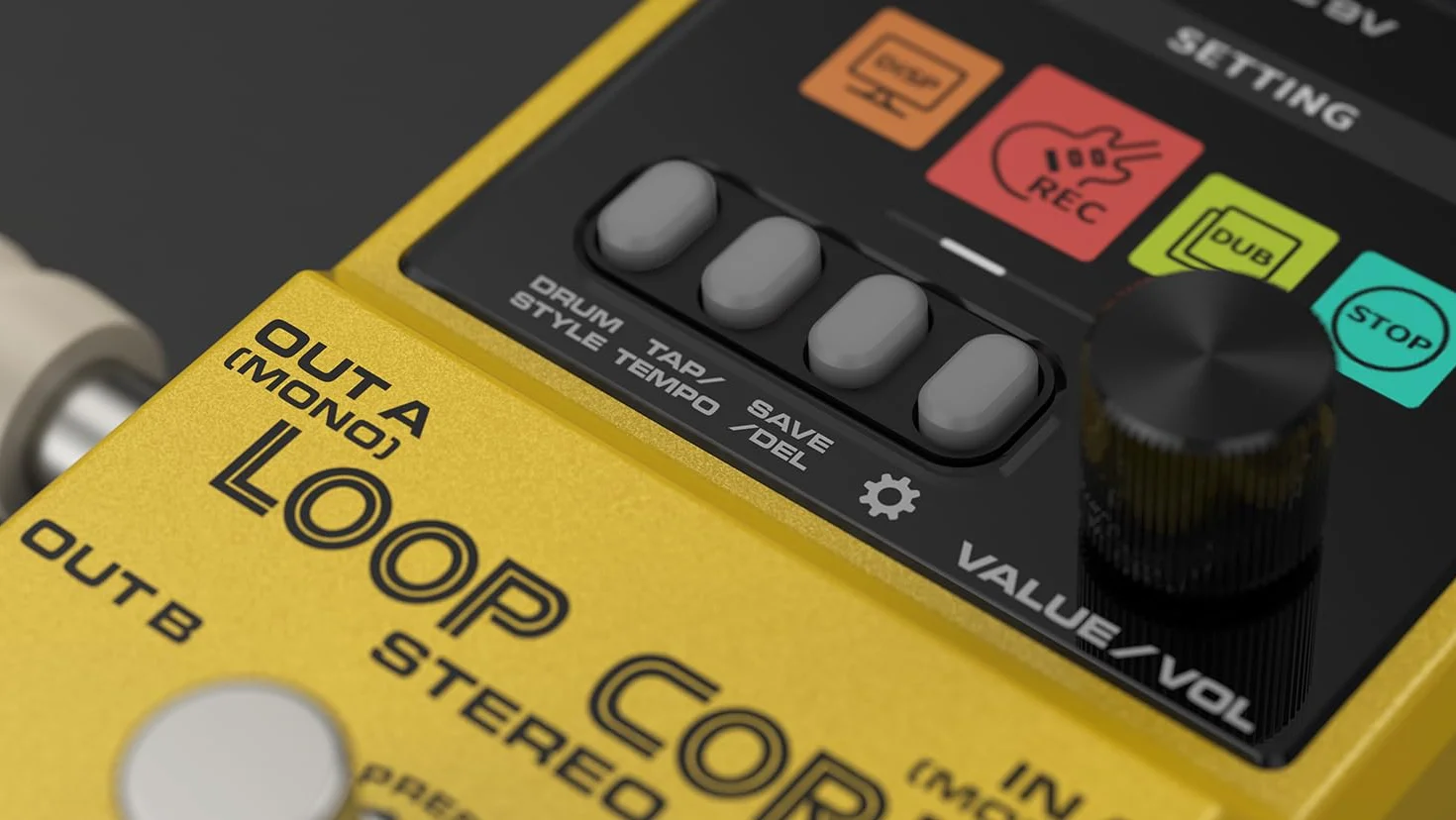 NU-X | Loop Core Stereo Pedal mit HD LCD Farbdisplay