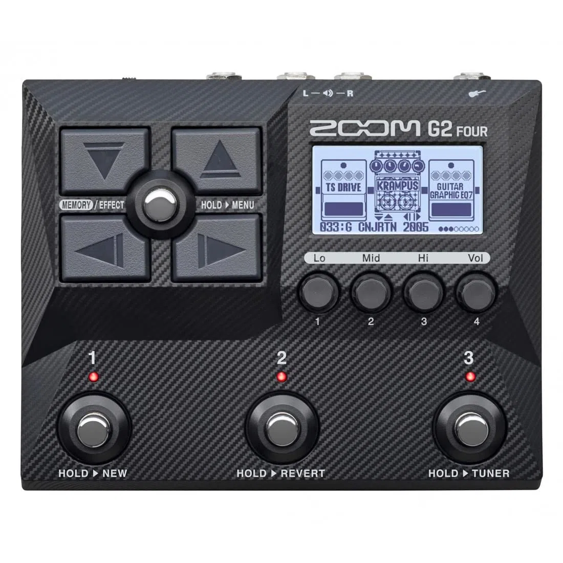 Zoom G2 Four Multi-Effekt-Gerät + Klinkenkabel
