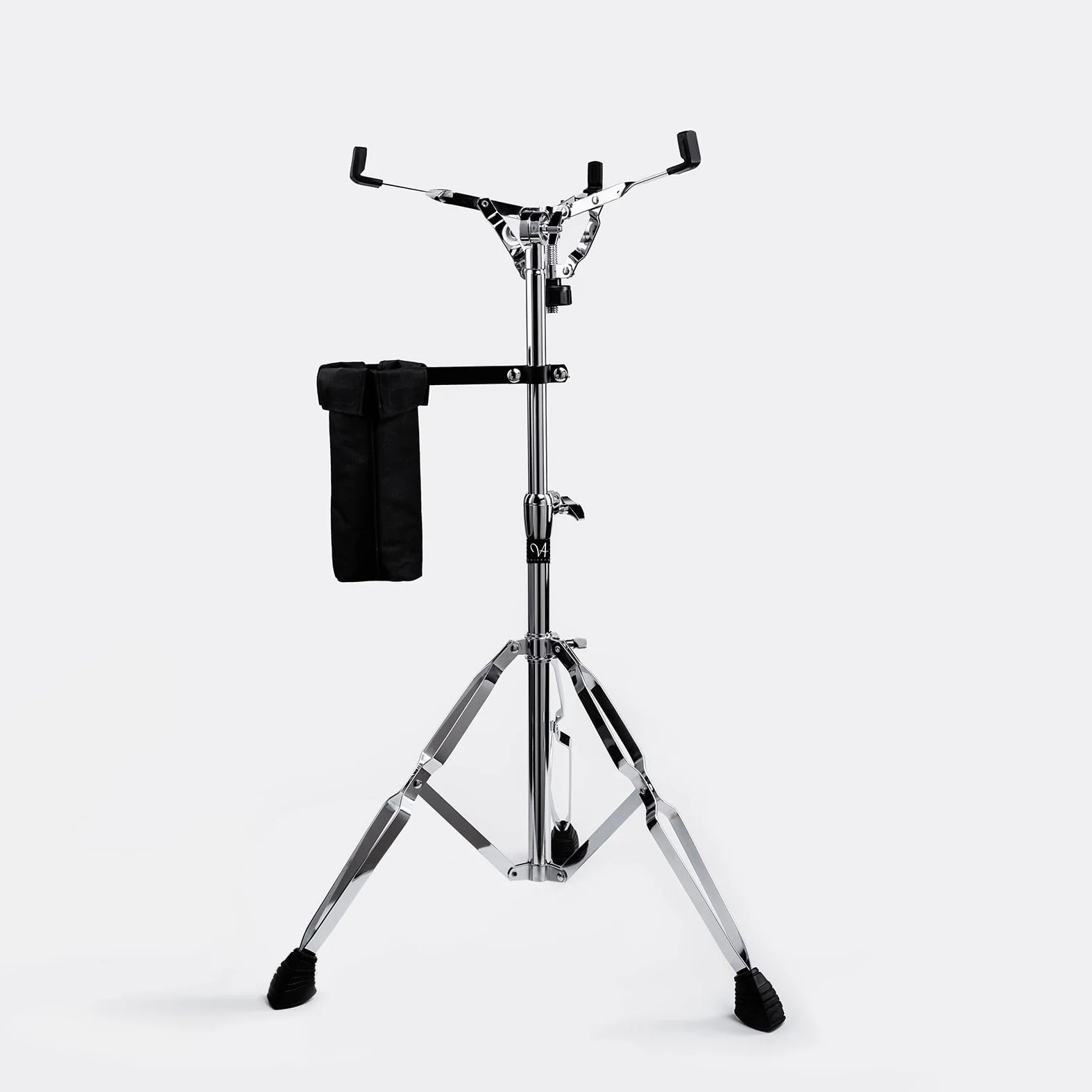 Snare Ständer mit Drum-Stick-Halter, Doppelt Verstrebt, Einstellbare Erweiterte Höhe von 29,5 bis 47 Zoll, Drum-Pad-Ständer für 10-15 Zoll Snare-Drum und Übungspad (V-EJGJ001)