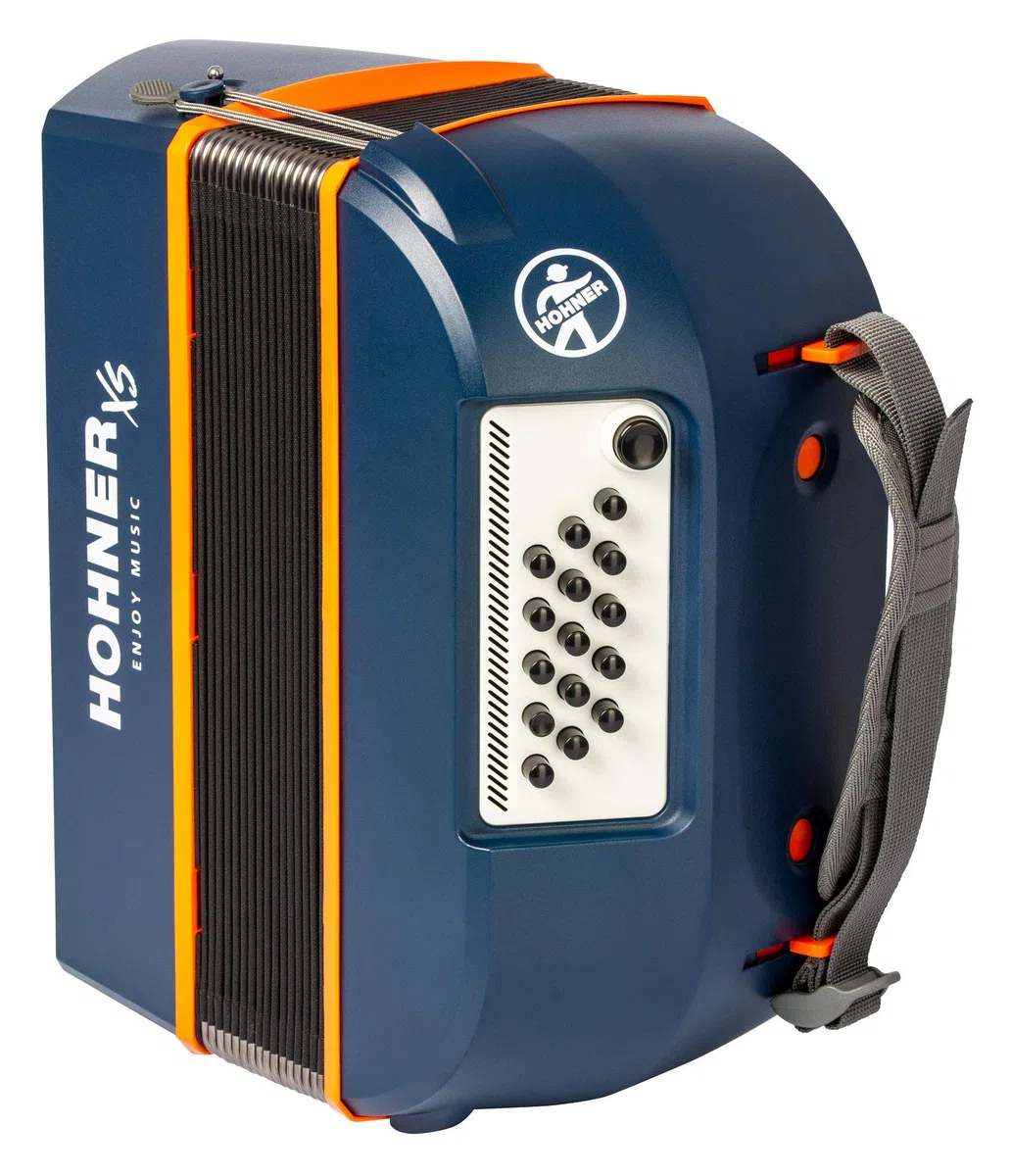 Hohner XS Kinder-Akkordeon blau-orange