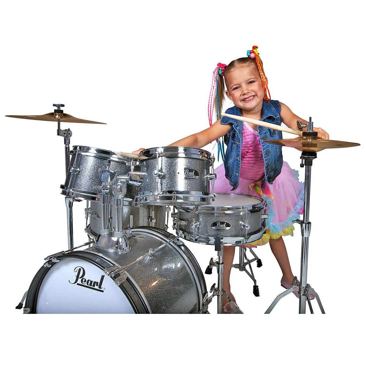 PEARL RSJ465C/C708 Realistisches akkustisches Kinderschlagzeug für beginnende spieler - Grindstone Sparkle