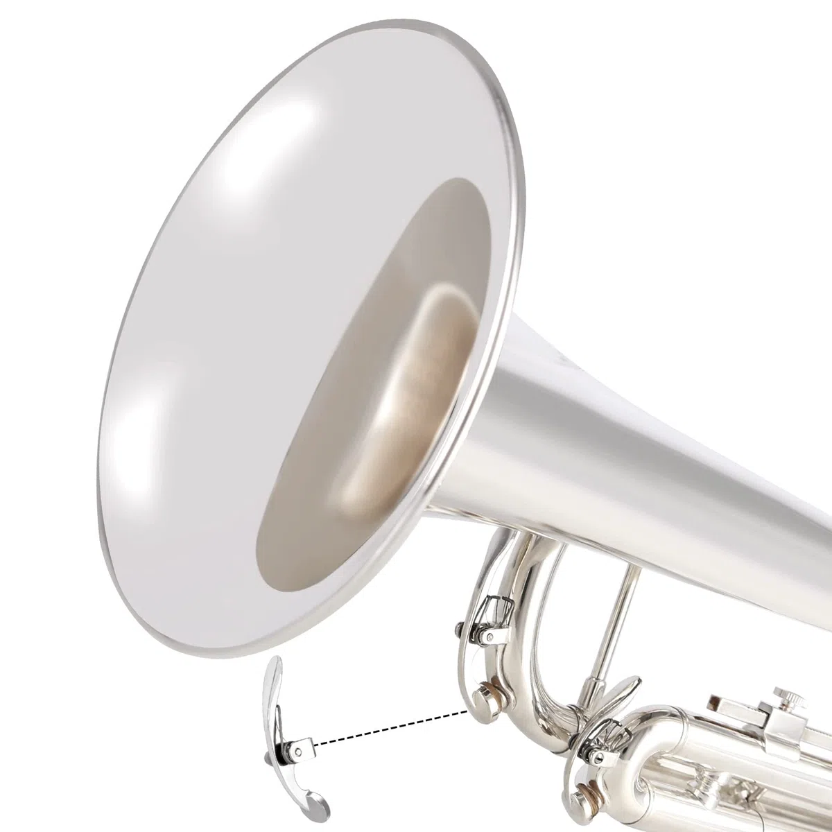 EASTROCK Trompete Bb Messing Standard Trompete mit Hartschale, Handschuhen, Stoff,7C Mundstück, Musikinstrumenten für Anfänger oder erfahrene, Erwachsene