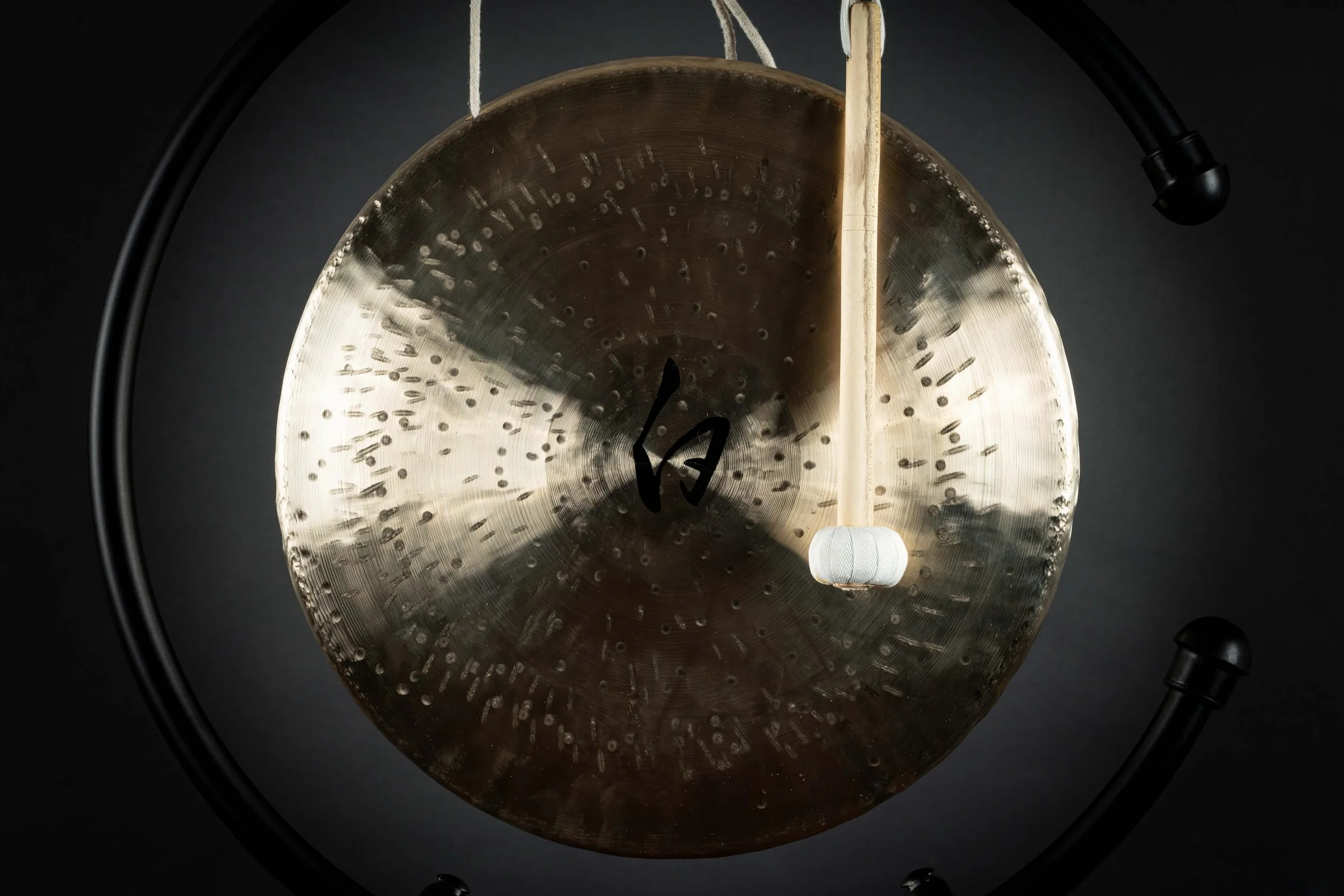 Sonic Energy 14,5 Zoll White Gong – Kleiner Doppel-Licht-Gong für Meditation, Klangheilung – Beidseitig glänzend – Inkl. Schlägel (WG-145)