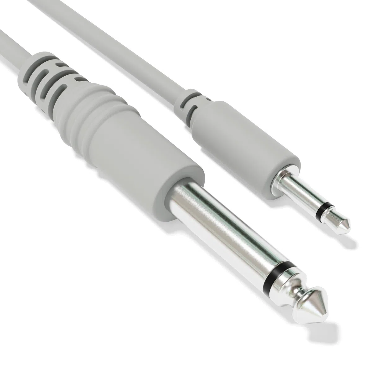 Mono Patchkabel - TS 3,5mm 1/8" zu 6,35mm 1/4" [13-Pack | 200 cm - 78,74"]