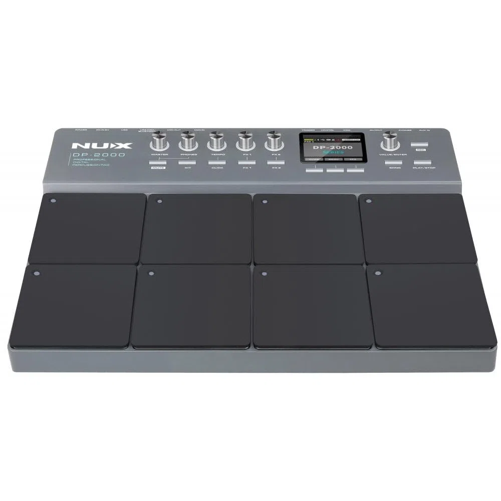 NU-X | DP-2000 Digitales Percussion-Pad mit 8 berührungsempfindlichen Zonen und einer riesigen Bibliothek von internen Sounds