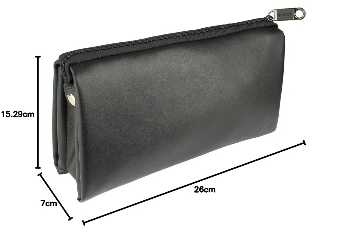 Pro Tec wmc10protec 10 Woodwind Mundstück Fall Leder-Etui Protects up to 6 Mouthpieces