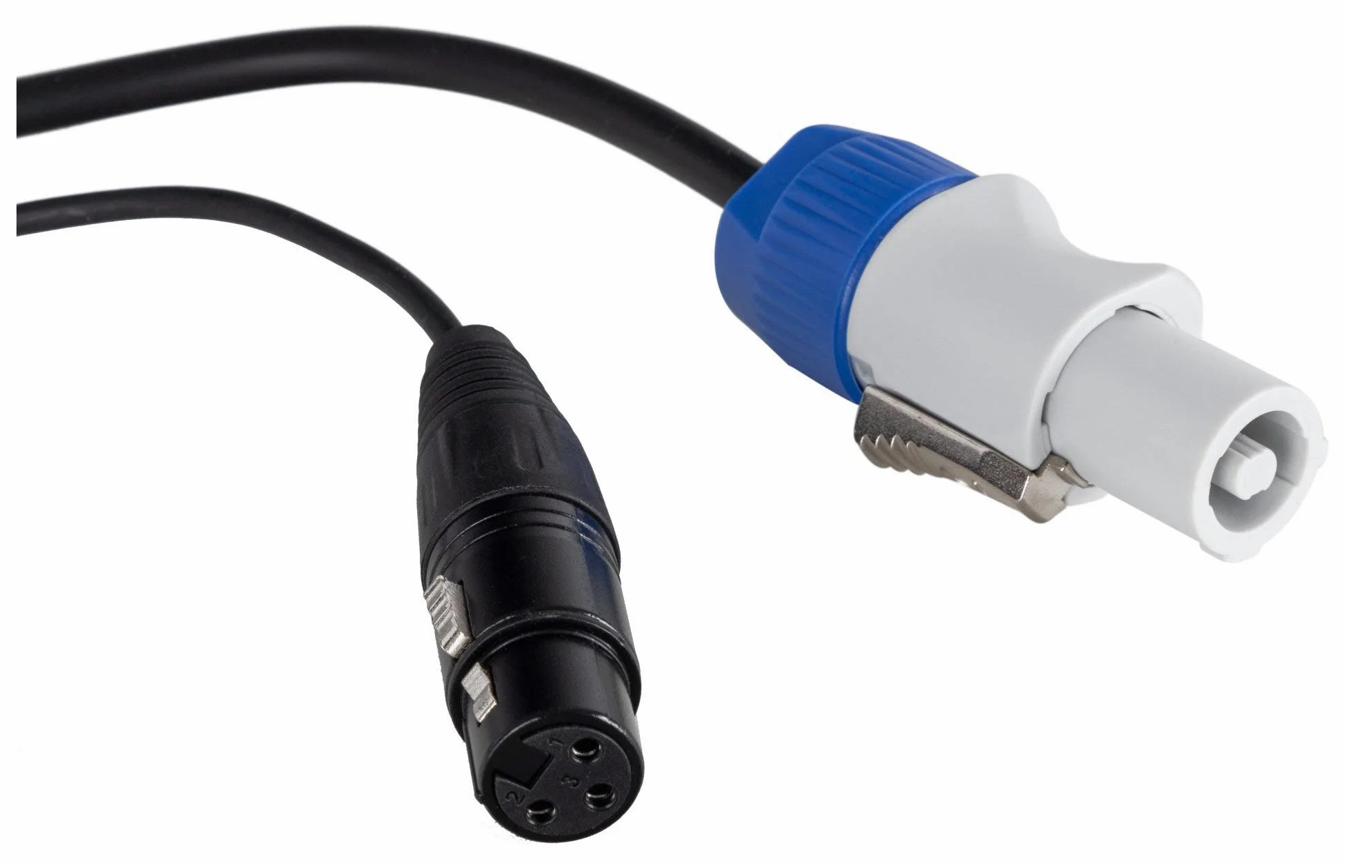 Pronomic Stage PPX-10 Hybridkabel Powerplug/XLR - Kombi-Kabel für Stromversorgung und Audiosignal zu aktiven Lautsprechern - Länge: 10 m