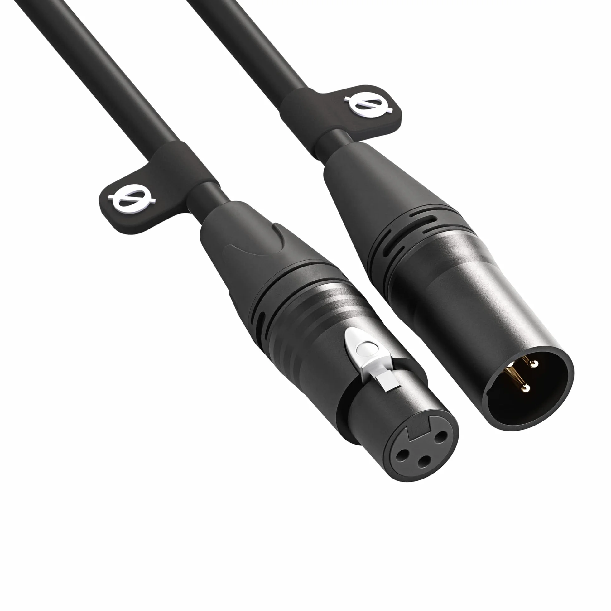 RØDE XLR-3 Hochwertiges XLR-Kabel (3 m, schwarz)