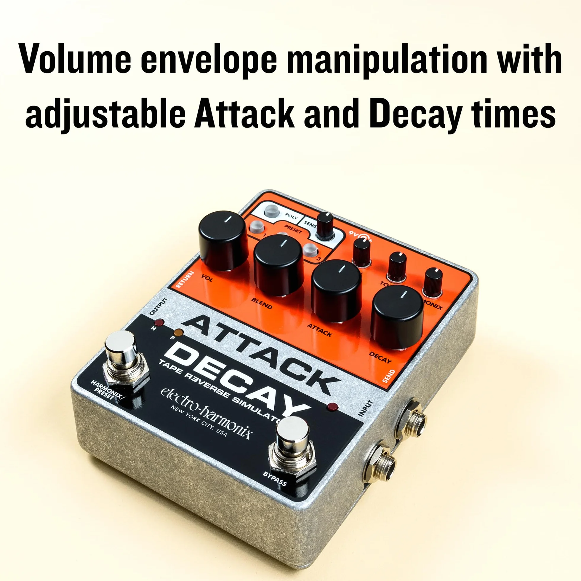 Electro Harmonix Attack Decay Tape Reverse Simulator - Effektgerät für Gitarren