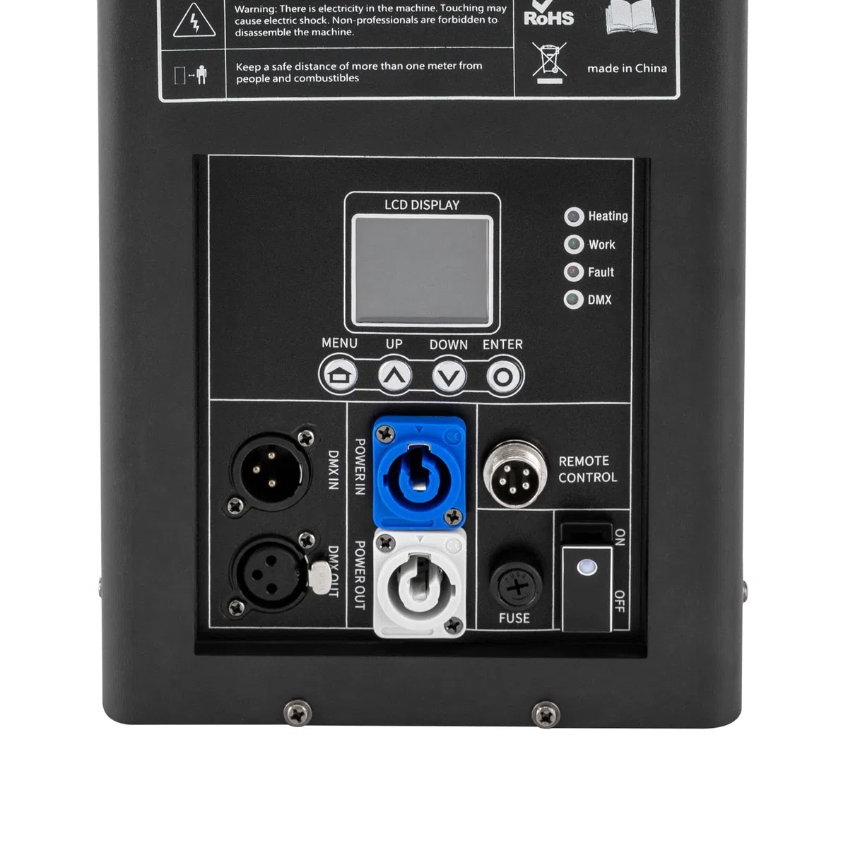 Pyrotechnikmaschinen 600W Bühneneffekt Feuerwerk Maschine DMX/Fernbedienung/LCD Spezialeffekt Feuerwerksmaschine für Partys, Bühnendekorationen, Hochzeiten