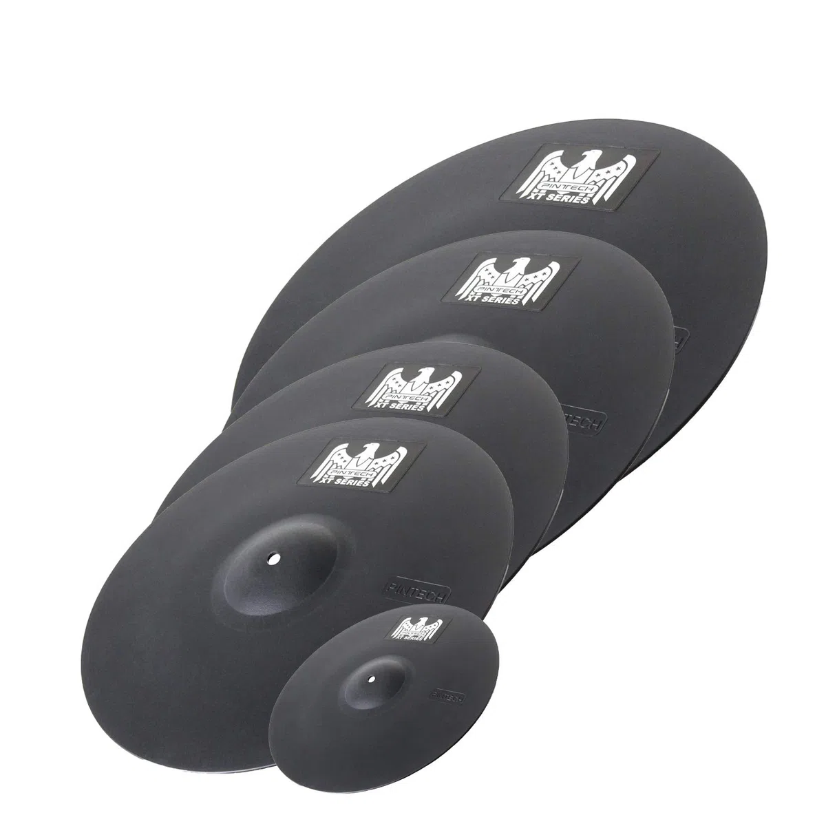 Pintech Percussion XT5P Hi-Hat Paar, 35,6 cm, 25,4 cm, 40,6 cm, 45,7 cm, 5er-Pack