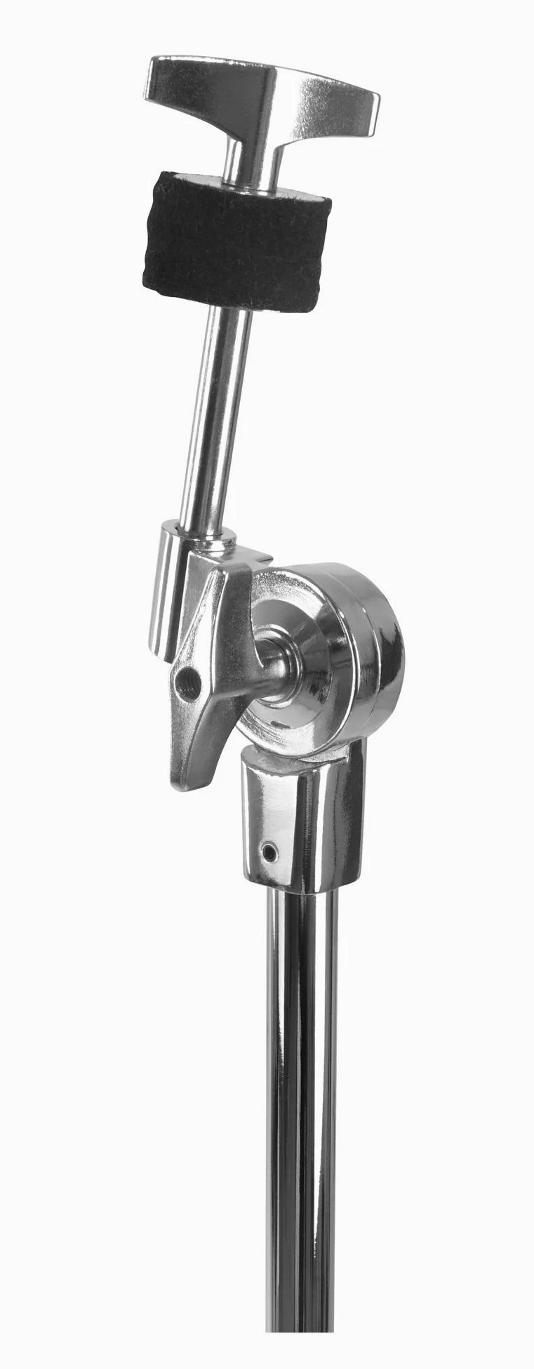 XDrum Beckenständer Semi gerade - Cymbal Stand für Schlagzeug - höhenverstellbar 70 bis 140 cm - doppelstrebig - Memory Lock System - klappbar - leicht transportierbar - ohne Becken - Chrom