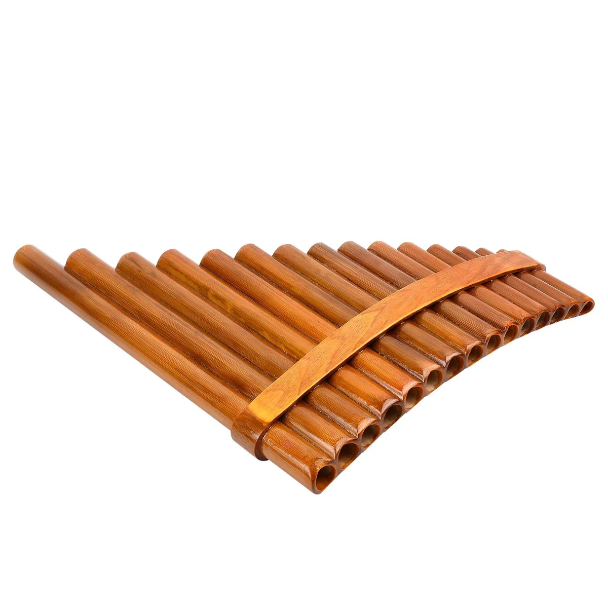 Panflöte Profi 15 Panflöte G Key Panflöte Bambus Dizi Flöte - Perfektes Instrument für Anfänger und Studenten (Rechtshänder)