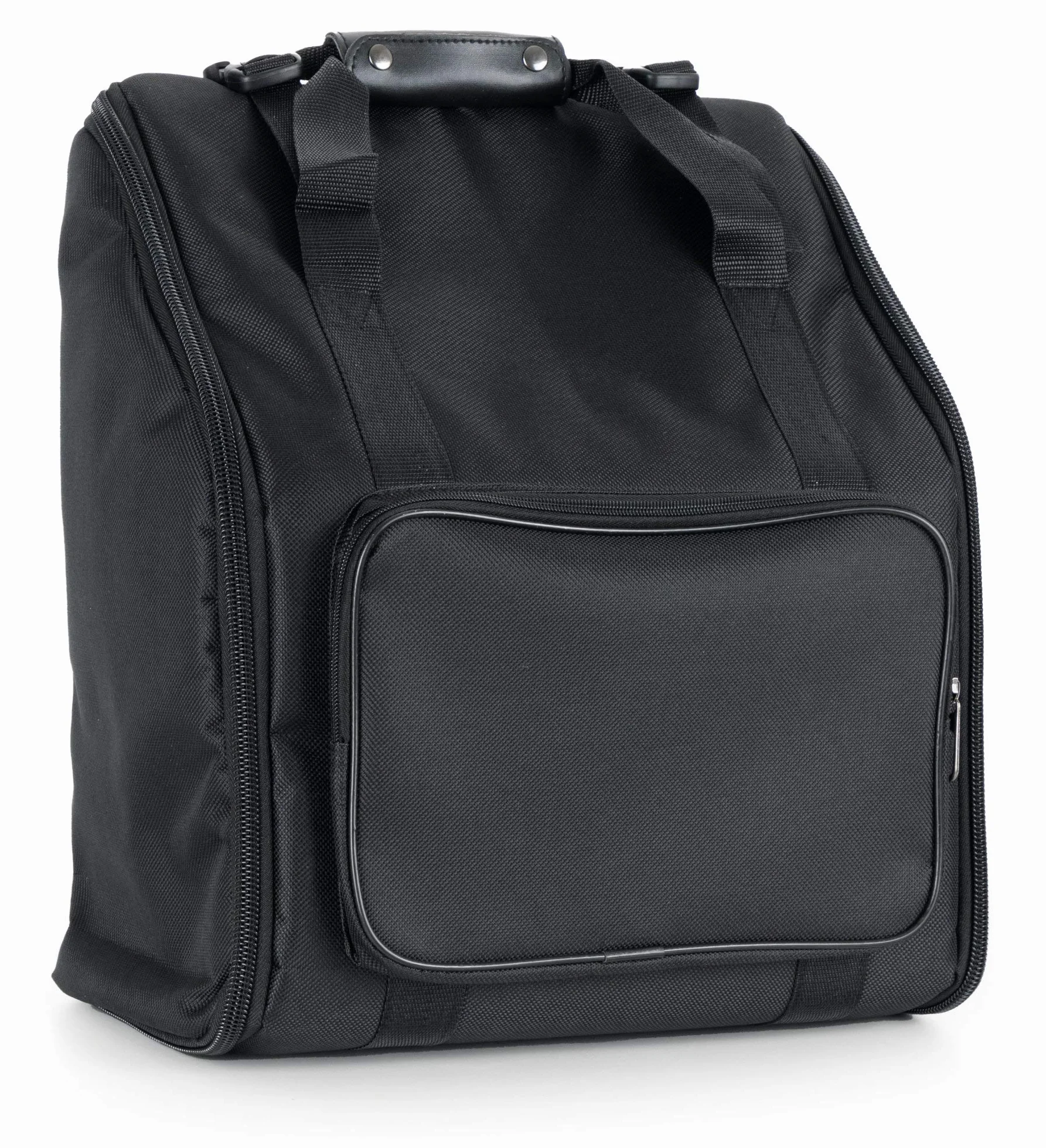 Classic Cantabile 72 Bass Akkordeon "Secondo V" - Tastenakkordeon - 3-chörig - 34 Diskanttasten - mit Riemen & Rucksack-Tasche - Rot