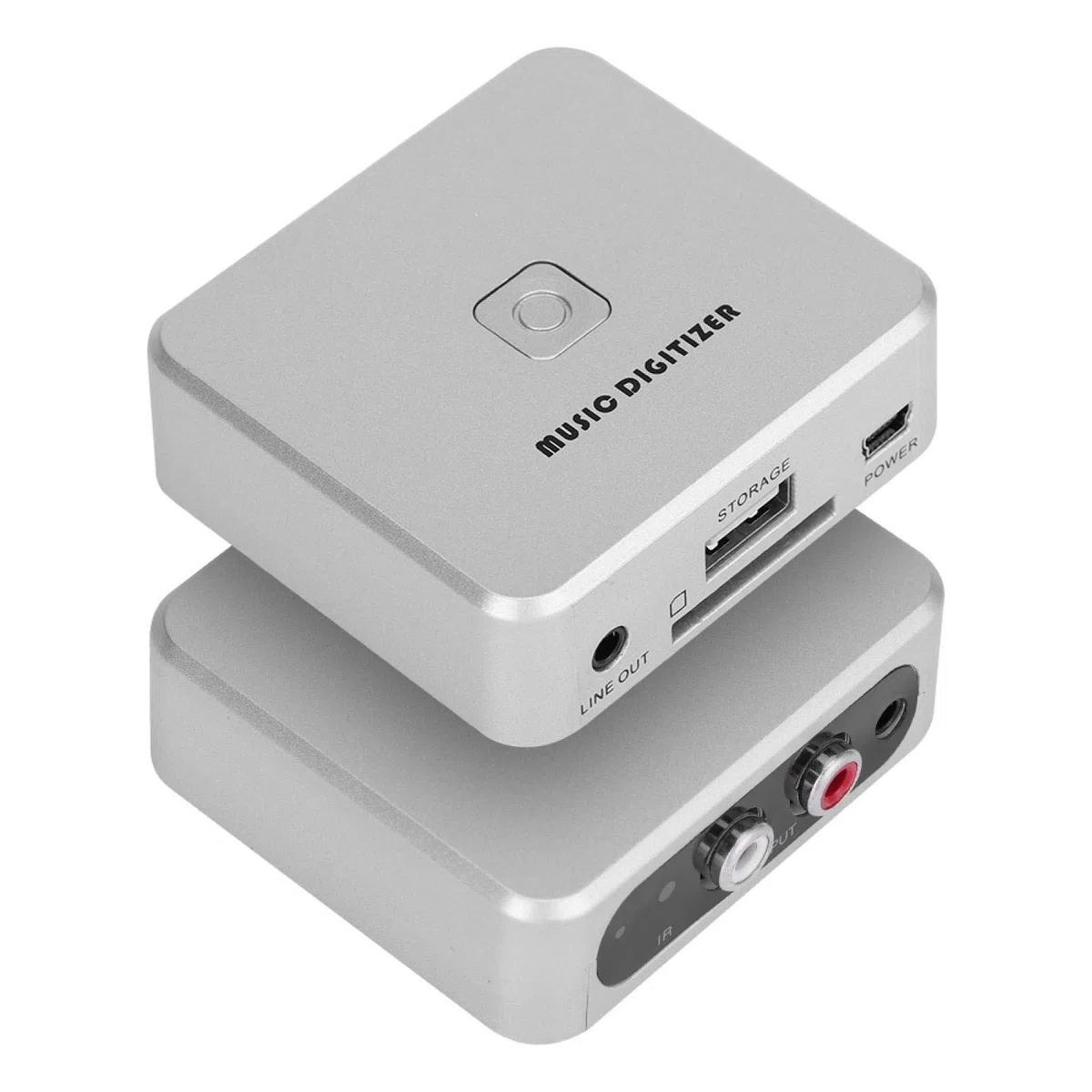 Kadimendium Cinch Links Rechts Kan?le Musik Digitizer 128 Kbps U Disk SD Karte MP3 Digitizer Audio Capture Box Audio Recording Digitizer