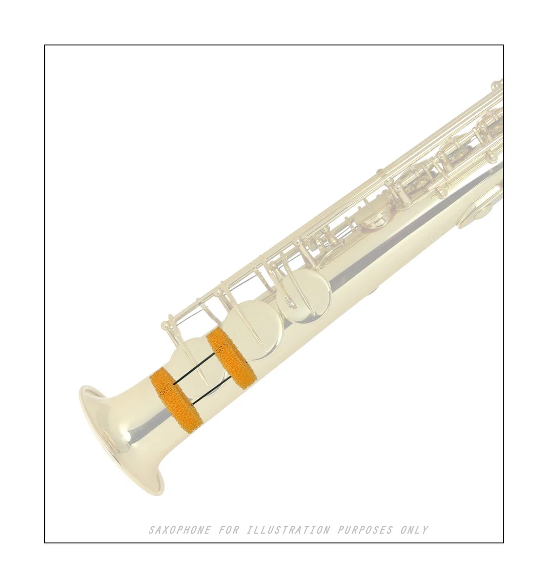 Magilanck Saxophon-Dämpfer für Sopran-Saxophone mit abnehmbarem Hals