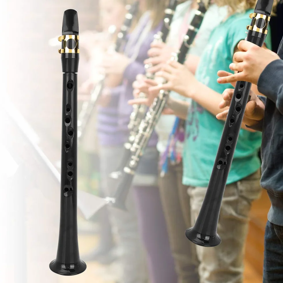 VGEBY Tragbares Übungssaxophon Bb-Stimmung Holzblasinstrument mit Rohrblatttasche