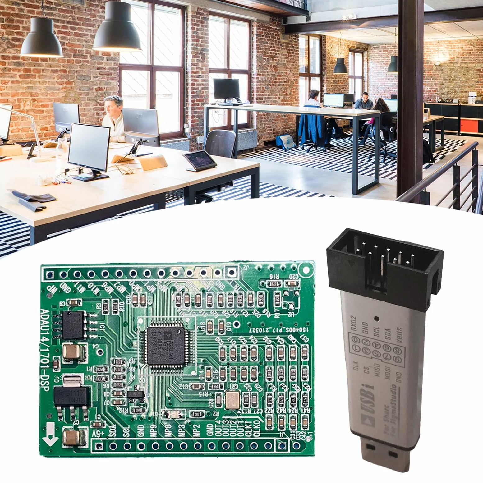 ADAU1401 DSPmini Lerntafel für Studio- und Instrumenten-Soundverarbeitung, vielseitige Lösung für Projekt- und dynamische Verarbeitung