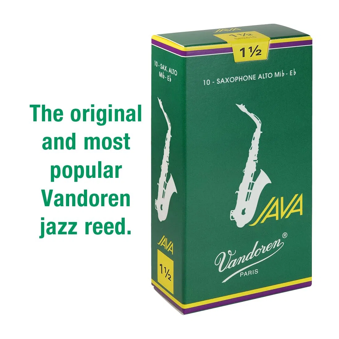 Vandoren Blatt Alt Saxophon Java Stärke 1 1/2