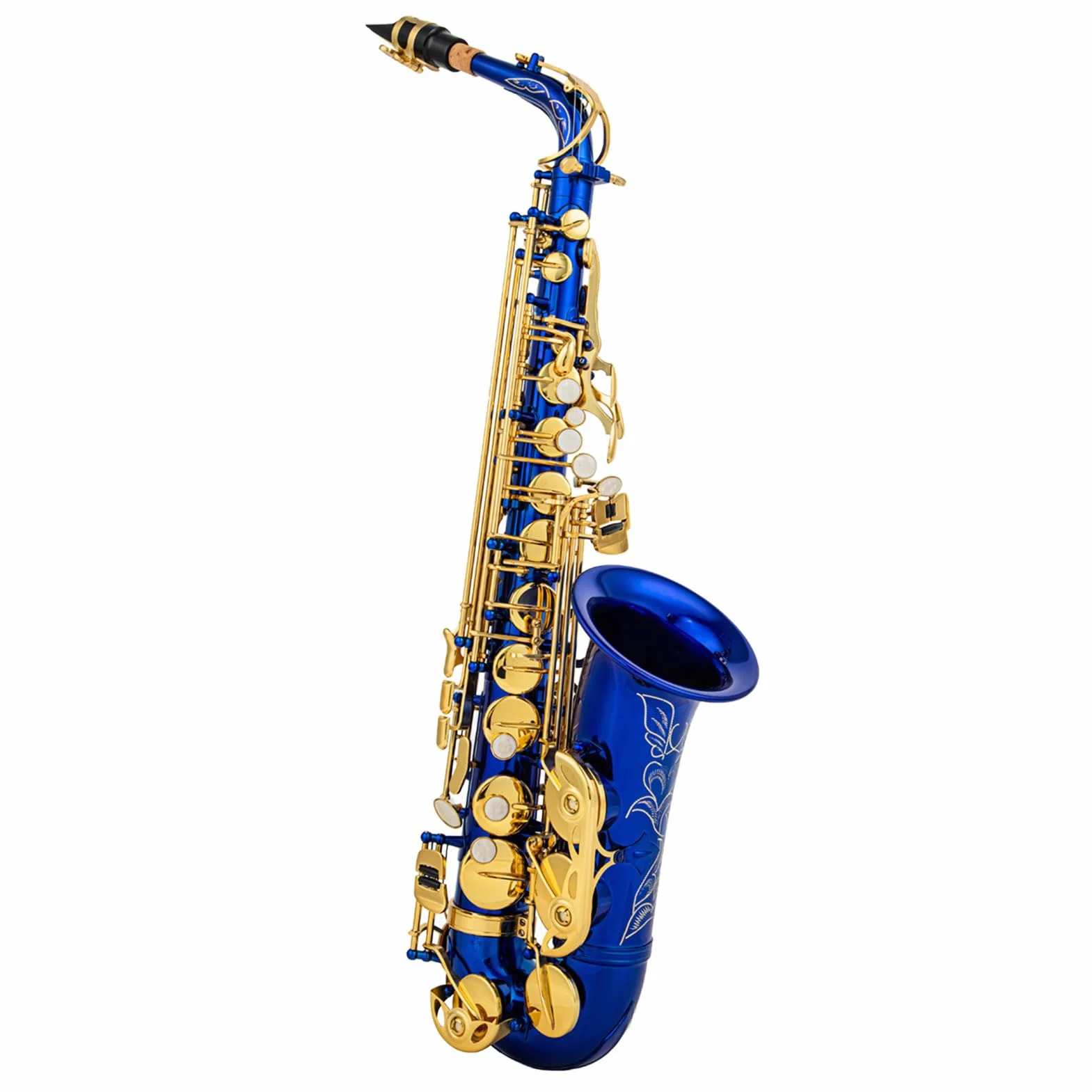 Saxophon Eb Alt Saxophon Students Altsaxophon Altmessing E Flat Sax 802 Schlüsseltyp Holzblasinstrument mit Reinigungsstab Stoffhandschuhe Gurt gepolsterte Tasche