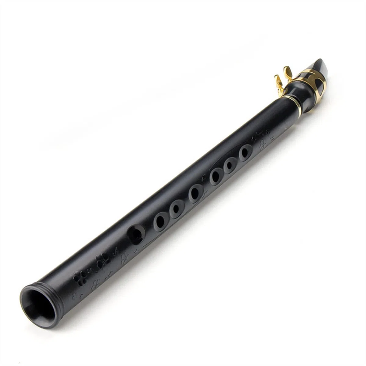 Saxophon Taschensaxophon 8 Löcher Key-Bb Alt-Mundstück Tragbarer Sax Brass