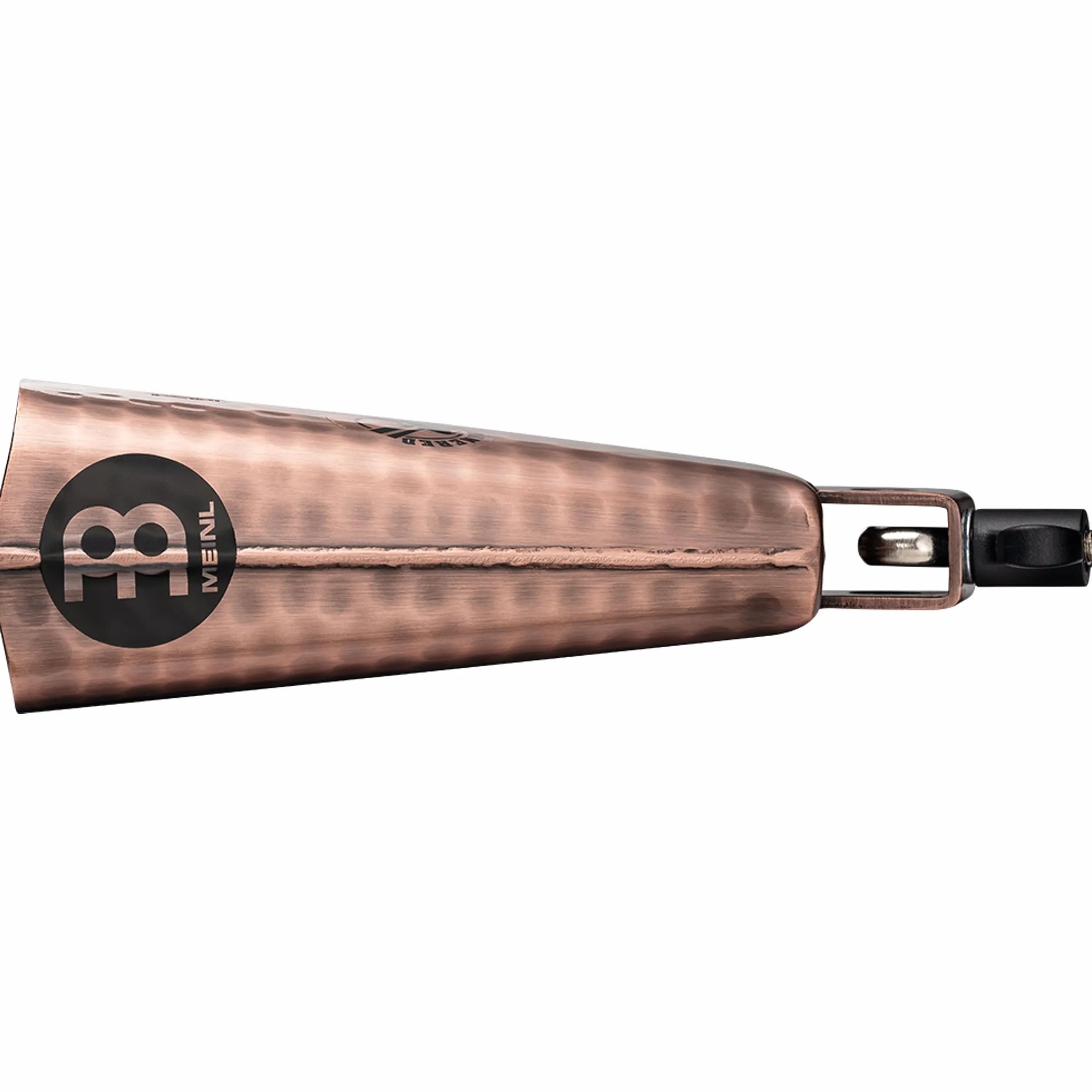 Meinl Percussion Hammered Timbales Cowbell - Mittelgroßes Aufschlagidiophon - Länge 6,25 Zoll - Montierbar - Handgehämmert - Kupfer, Natur (STB625HH-C)